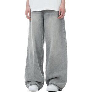 Y2K Baggy Jeans Unisex Wide Leg Vintage Denim Streetwear Casual